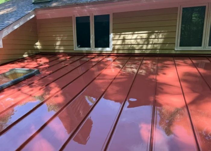 Roof Cleaning service result project in Orange County NC